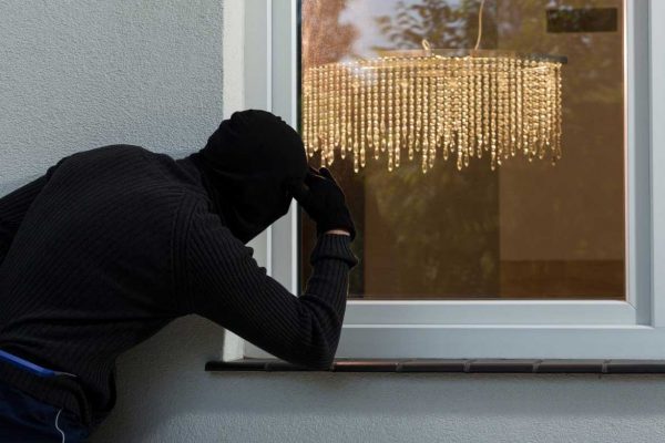 burglar near window