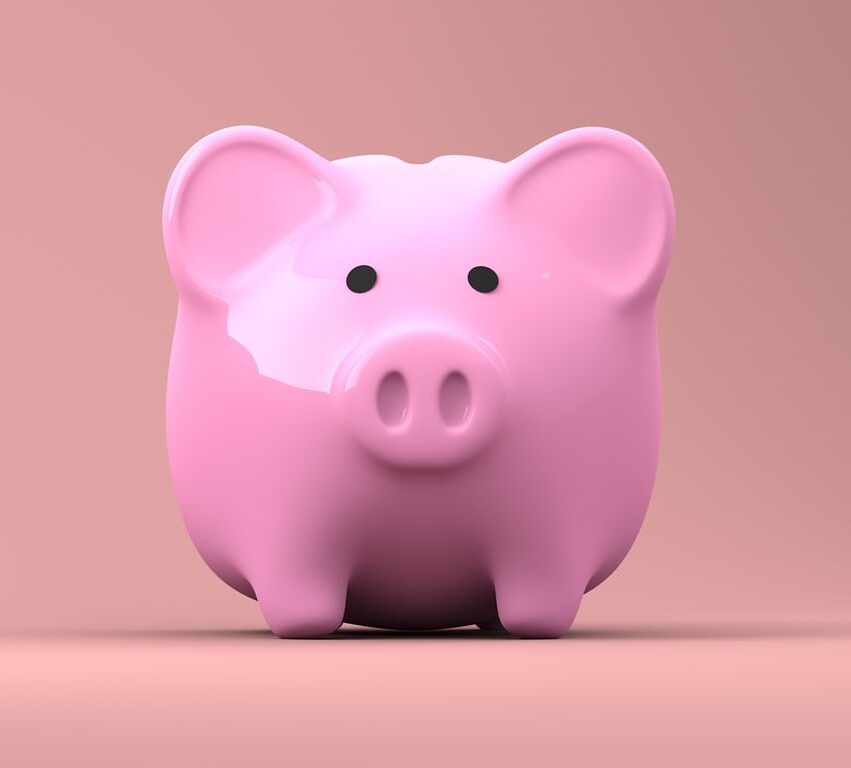 piggy bank - High Impact Windows save money concept image